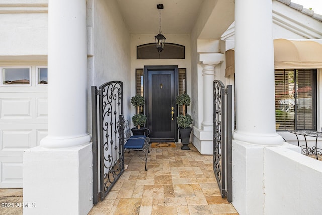 21474 N 56th Ave, Glendale, AZ 85308 - doorway to property featuring stucco siding