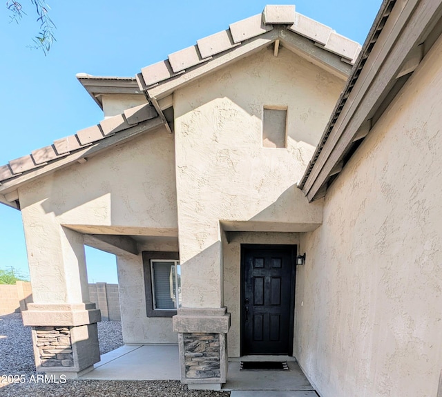 22523 W Pima St, Buckeye, AZ 85326 - entrance to property with stucco siding