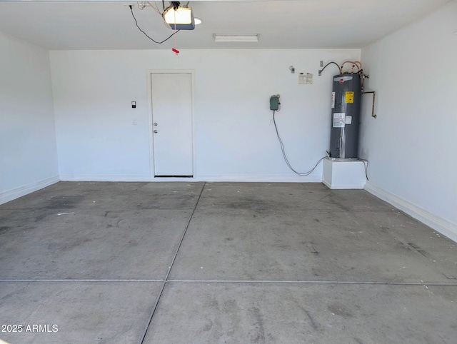 22523 W Pima St, Buckeye, AZ 85326 - garage featuring electric water heater and a garage door opener