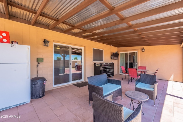 215 S 132nd St, Chandler, AZ 85225 - view of patio / terrace featuring outdoor dining space
