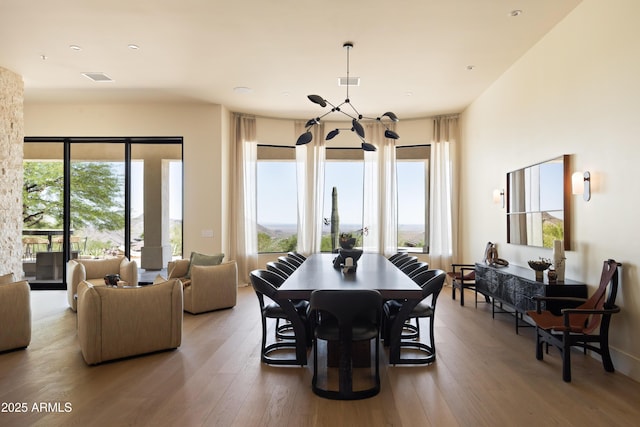 12887 N 135th St, Scottsdale, AZ 85259 - dining room with wood finished floors