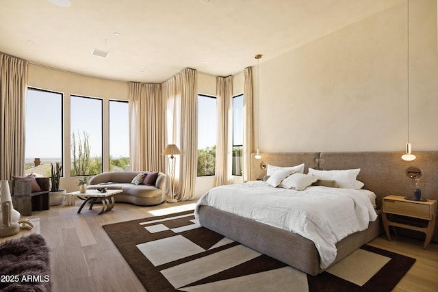 12887 N 135th St, Scottsdale, AZ 85259 - bedroom featuring light wood-style flooring and multiple windows