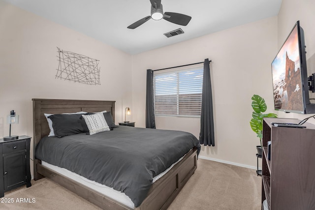 1574 E Scott Ave, Gilbert, AZ 85234 - bedroom featuring light colored carpet and a ceiling fan