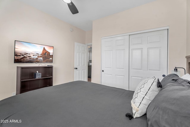 1574 E Scott Ave, Gilbert, AZ 85234 - bedroom featuring a closet and ceiling fan