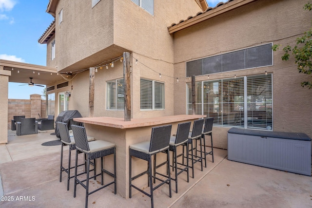 1574 E Scott Ave, Gilbert, AZ 85234 - view of patio / terrace featuring a ceiling fan