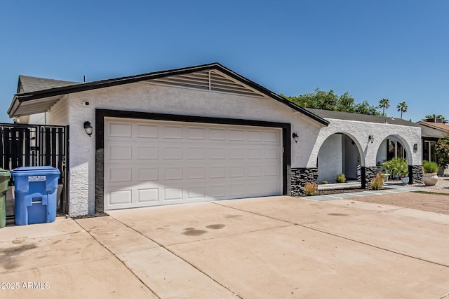 4020 W Anderson Dr, Glendale, AZ 85308 - single story home featuring concrete driveway, stucco siding, and an attached garage