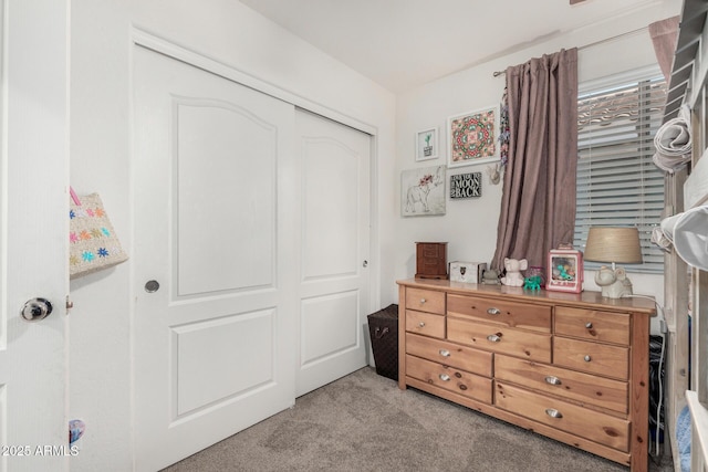 2048 S Martingale Rd, Gilbert, AZ 85295 - bedroom featuring light carpet and a closet
