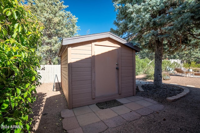 view of outbuilding