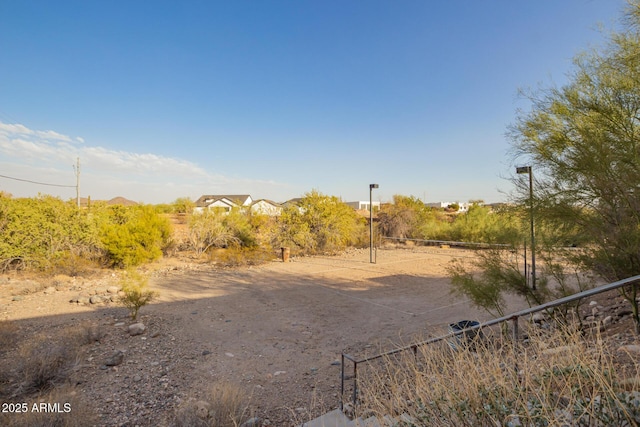 view of yard with volleyball court