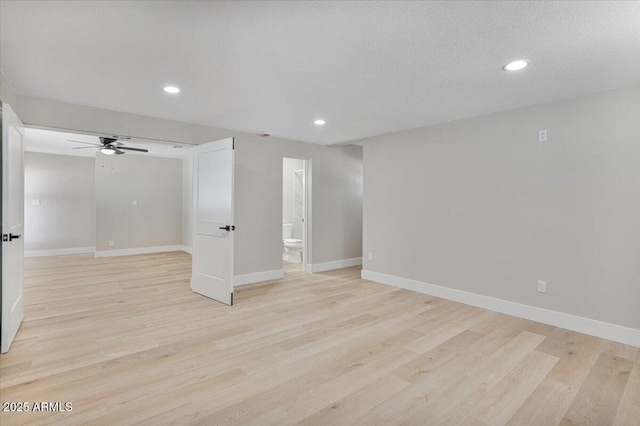 3846 W Cavalier Dr, Phoenix, AZ 85019 - unfurnished room featuring baseboards, light wood finished floors, and recessed lighting