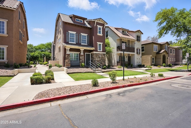 2109 E Fraktur Rd, Phoenix, AZ 85040 - view of front of house featuring a residential view and stone siding