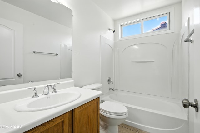 2109 E Fraktur Rd, Phoenix, AZ 85040 - full bathroom featuring vanity, bathing tub / shower combination, and tile patterned flooring