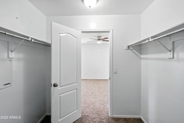 2109 E Fraktur Rd, Phoenix, AZ 85040 - walk in closet featuring carpet and ceiling fan