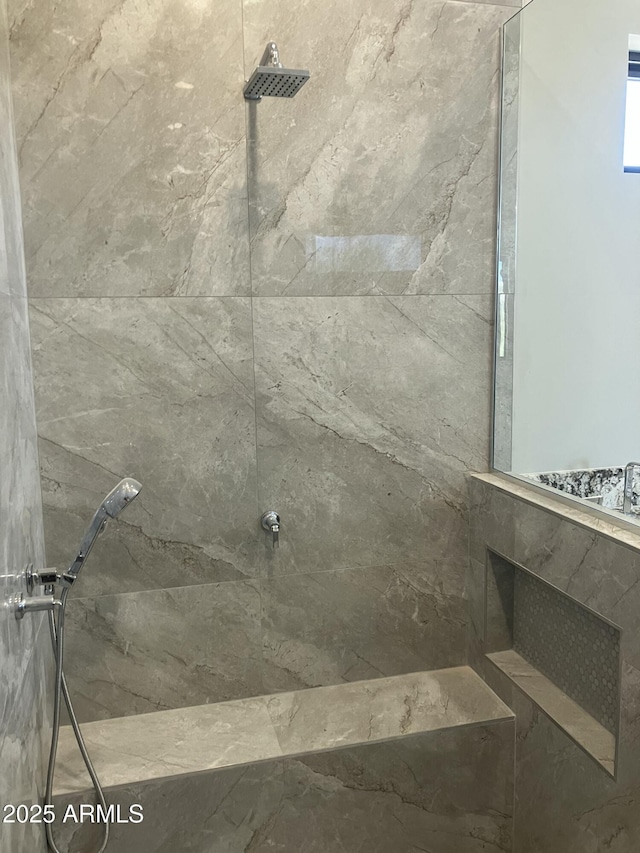 4079 E Roosevelt St, Apache Junction, AZ 85119 - full bathroom with a tile shower