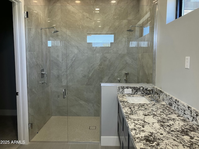 4079 E Roosevelt St, Apache Junction, AZ 85119 - bathroom with a stall shower and vanity