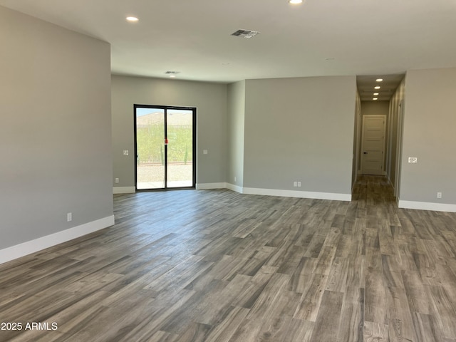 4079 E Roosevelt St, Apache Junction, AZ 85119 - empty room with recessed lighting and wood finished floors