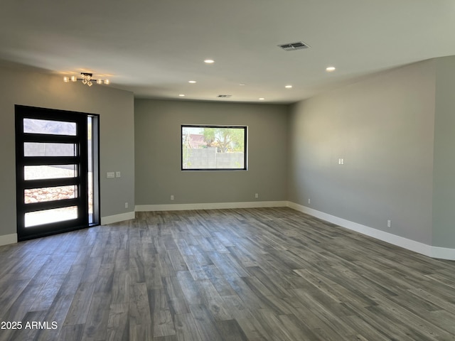 4079 E Roosevelt St, Apache Junction, AZ 85119 - foyer entrance with recessed lighting and wood finished floors