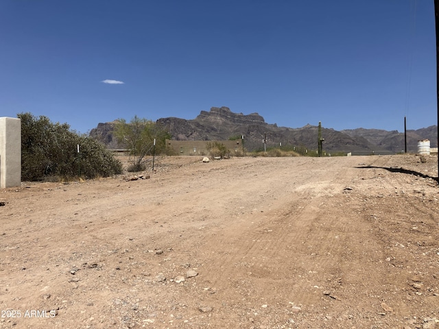 4079 E Roosevelt St, Apache Junction, AZ 85119 - view of yard featuring a mountain view