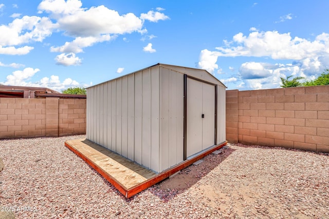 15019 W Banff Ln, Surprise, AZ 85379 - view of shed featuring a fenced backyard