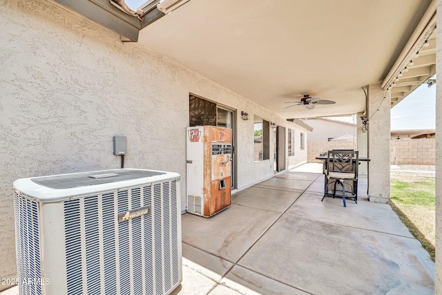15019 W Banff Ln, Surprise, AZ 85379 - view of patio / terrace featuring ceiling fan