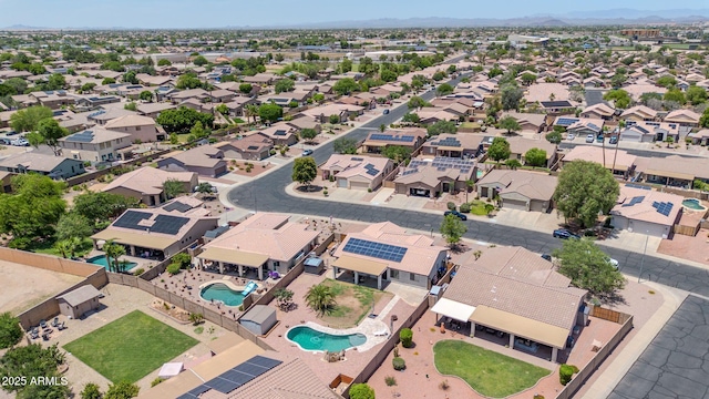 15019 W Banff Ln, Surprise, AZ 85379 - aerial view of property's location with a pool and nearby suburban area