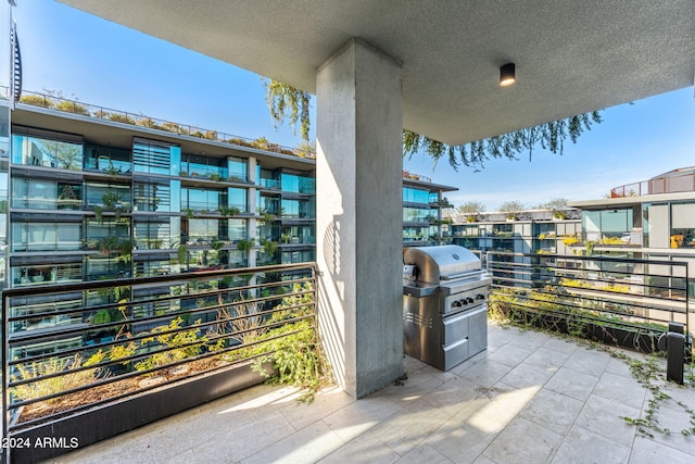 balcony with grilling area