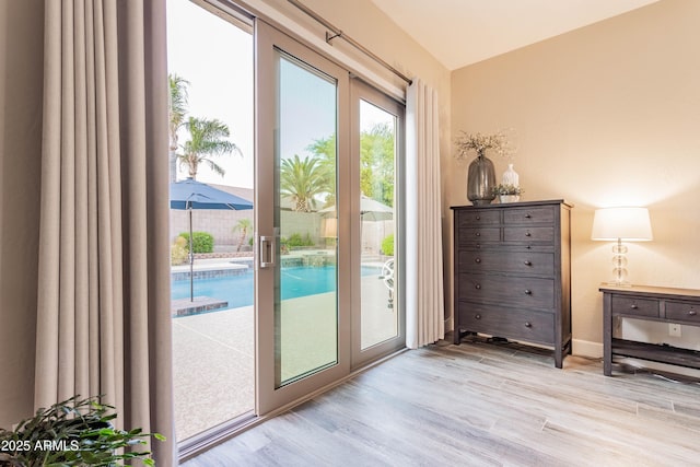 4422 E Spur Dr, Cave Creek, AZ 85331 - doorway with wood finished floors