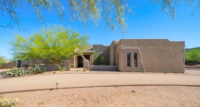 view of southwest-style home