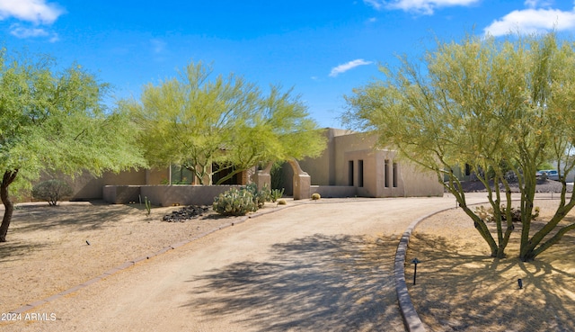 view of pueblo-style house