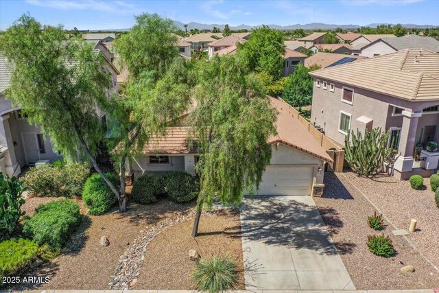 45131 W Horse Mesa Rd, Maricopa, AZ 85139 - aerial perspective of suburban area featuring mountains