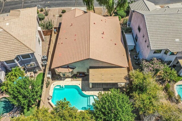 45131 W Horse Mesa Rd, Maricopa, AZ 85139 - view from above of property featuring a pool