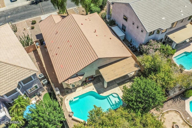 45131 W Horse Mesa Rd, Maricopa, AZ 85139 - aerial view of property and surrounding area featuring a pool