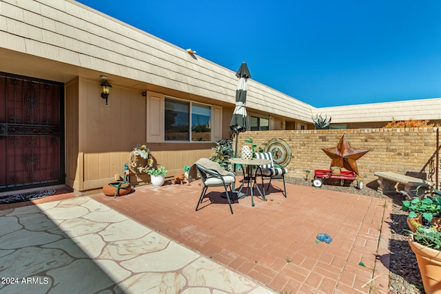 view of patio