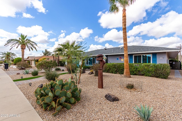 view of ranch-style home