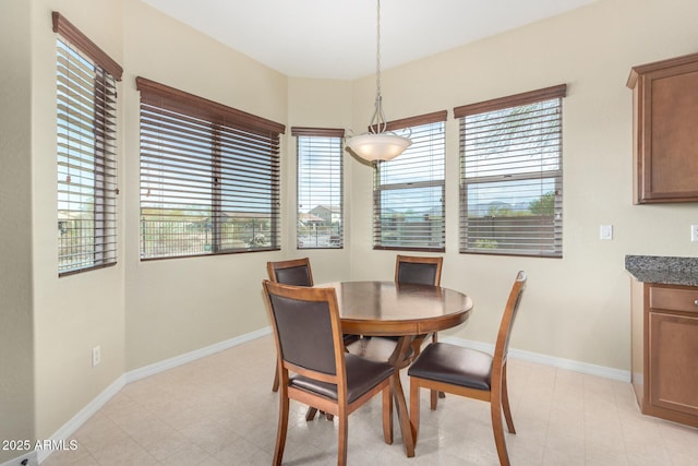 view of dining area