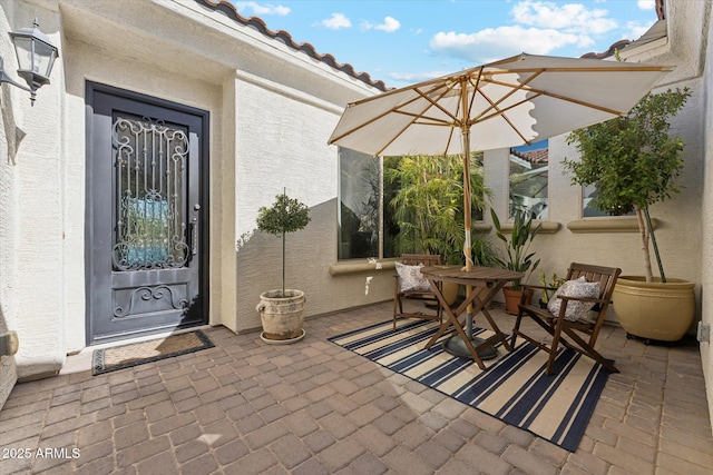 7511 S Parkcrest St, Gilbert, AZ 85298 - view of patio featuring outdoor dining area