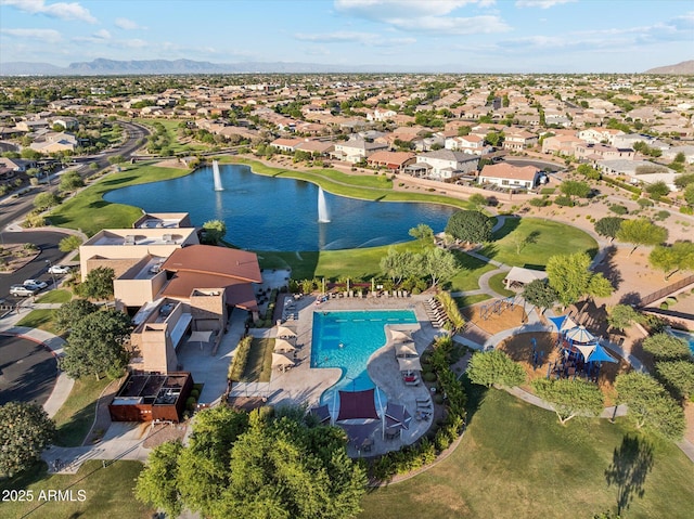 7511 S Parkcrest St, Gilbert, AZ 85298 - view of property location with a water and mountain view and nearby suburban area