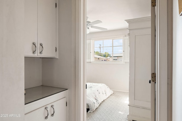 interior space with baseboards