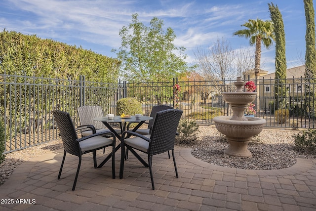 view of patio