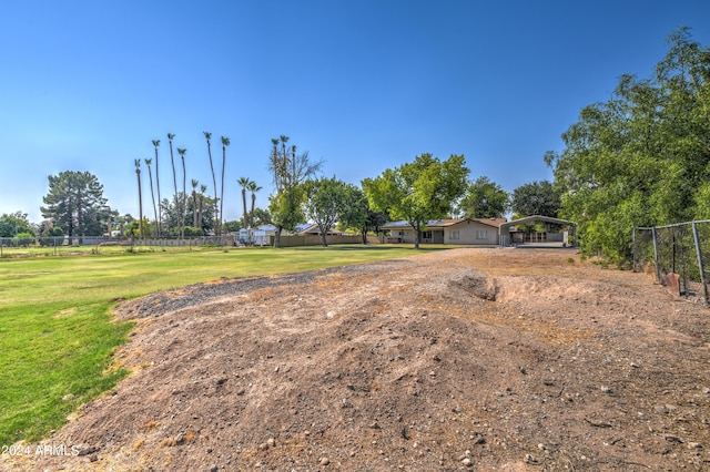 view of yard