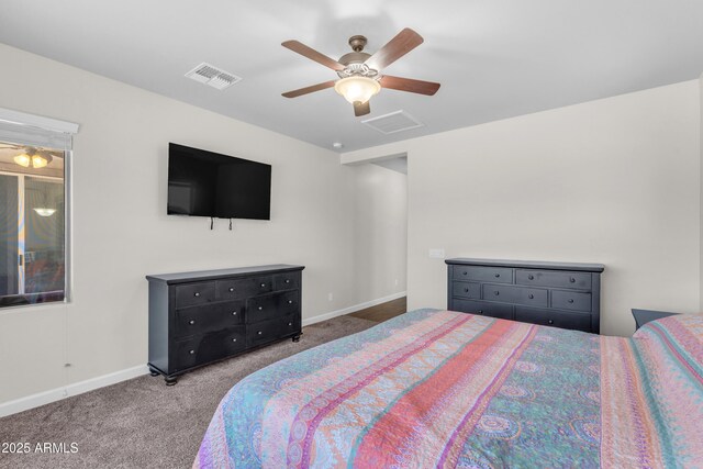 23886 W Harrison Dr, Buckeye, AZ 85326 - bedroom with carpet floors and a ceiling fan