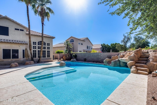 7217 S Hazelton Ln, Tempe, AZ 85283 - view of swimming pool with a patio