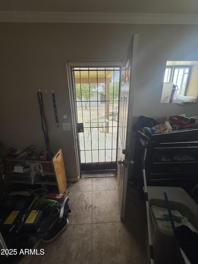 9054 E Crescent Ave, Mesa, AZ 85208 - doorway to outside with crown molding