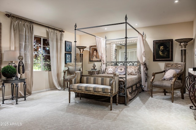 4316 N 40th St, Phoenix, AZ 85018 - carpeted bedroom with recessed lighting and baseboards