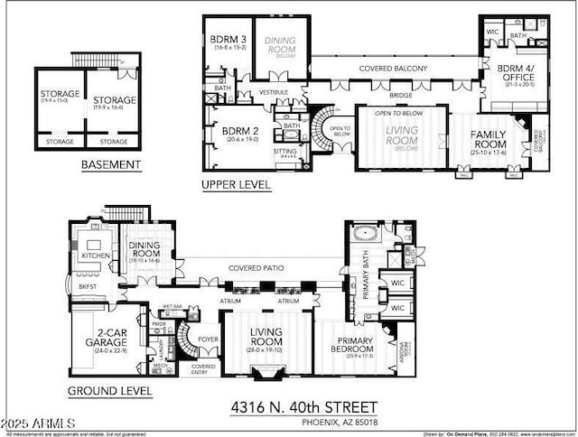 4316 N 40th St, Phoenix, AZ 85018 - view of floor plan / room layout