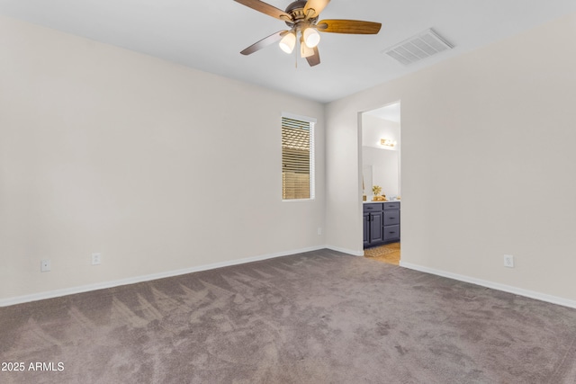 11159 E Sebring Ave, Mesa, AZ 85212 - unfurnished room with light carpet and ceiling fan