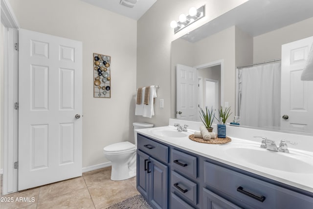 11159 E Sebring Ave, Mesa, AZ 85212 - full bathroom featuring double vanity and tile patterned flooring