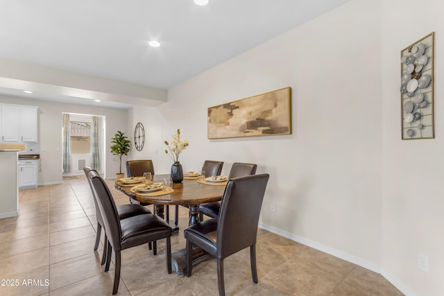 11159 E Sebring Ave, Mesa, AZ 85212 - dining space featuring recessed lighting and light tile patterned floors