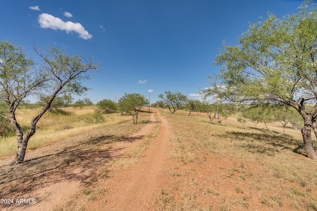 view of landscape with a rural view