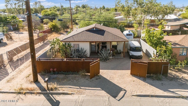 view of bungalow-style home